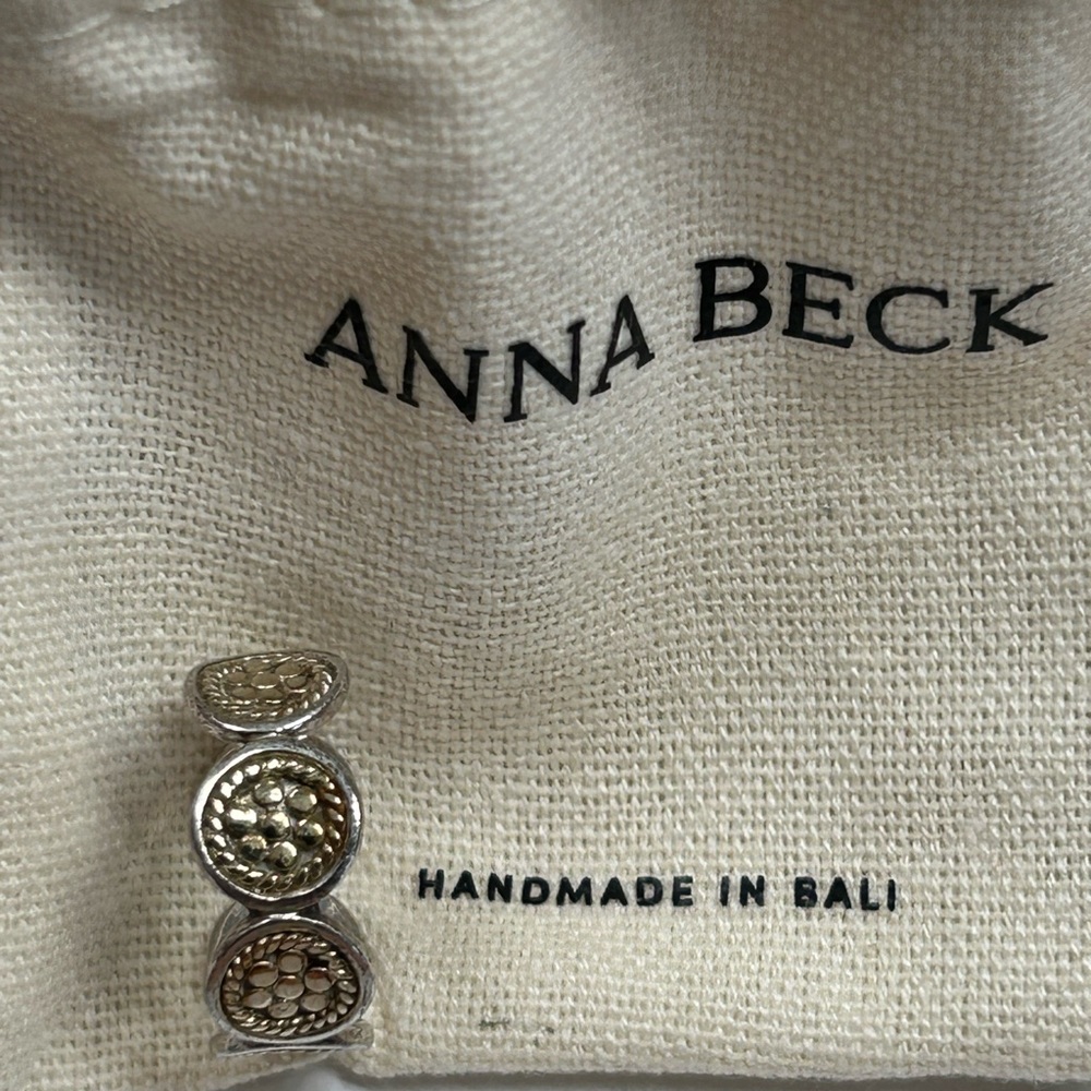 Women’s Anna Beck gold multi-disk ring
